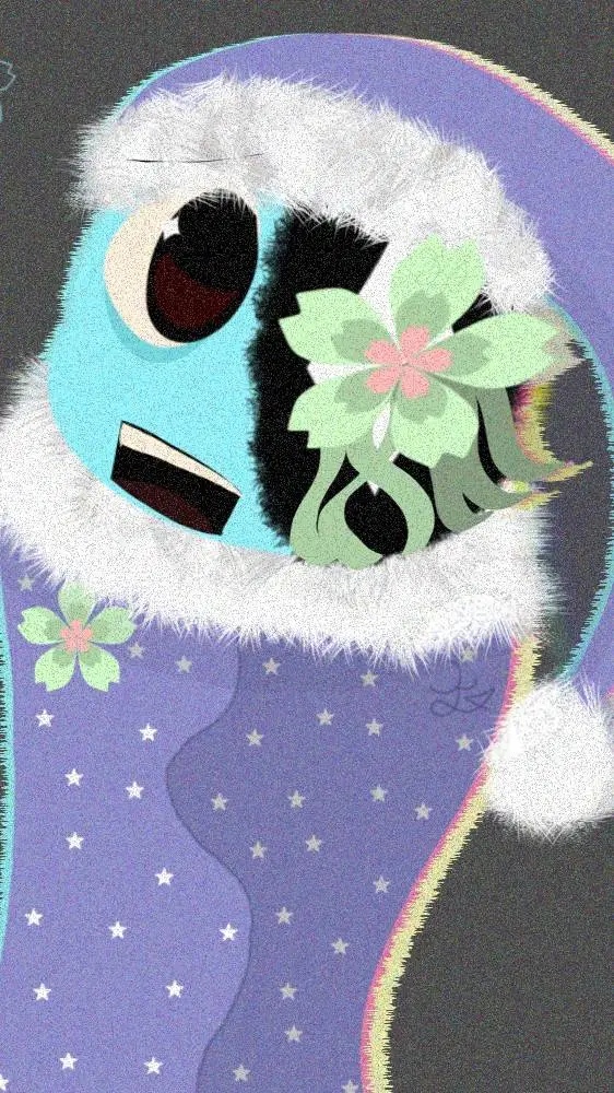 ai character: Ivy fungus Au! >< background