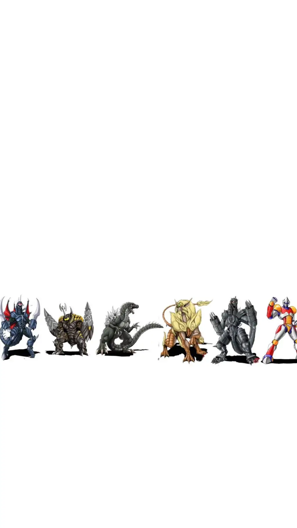 ai character: Godzilla neo background