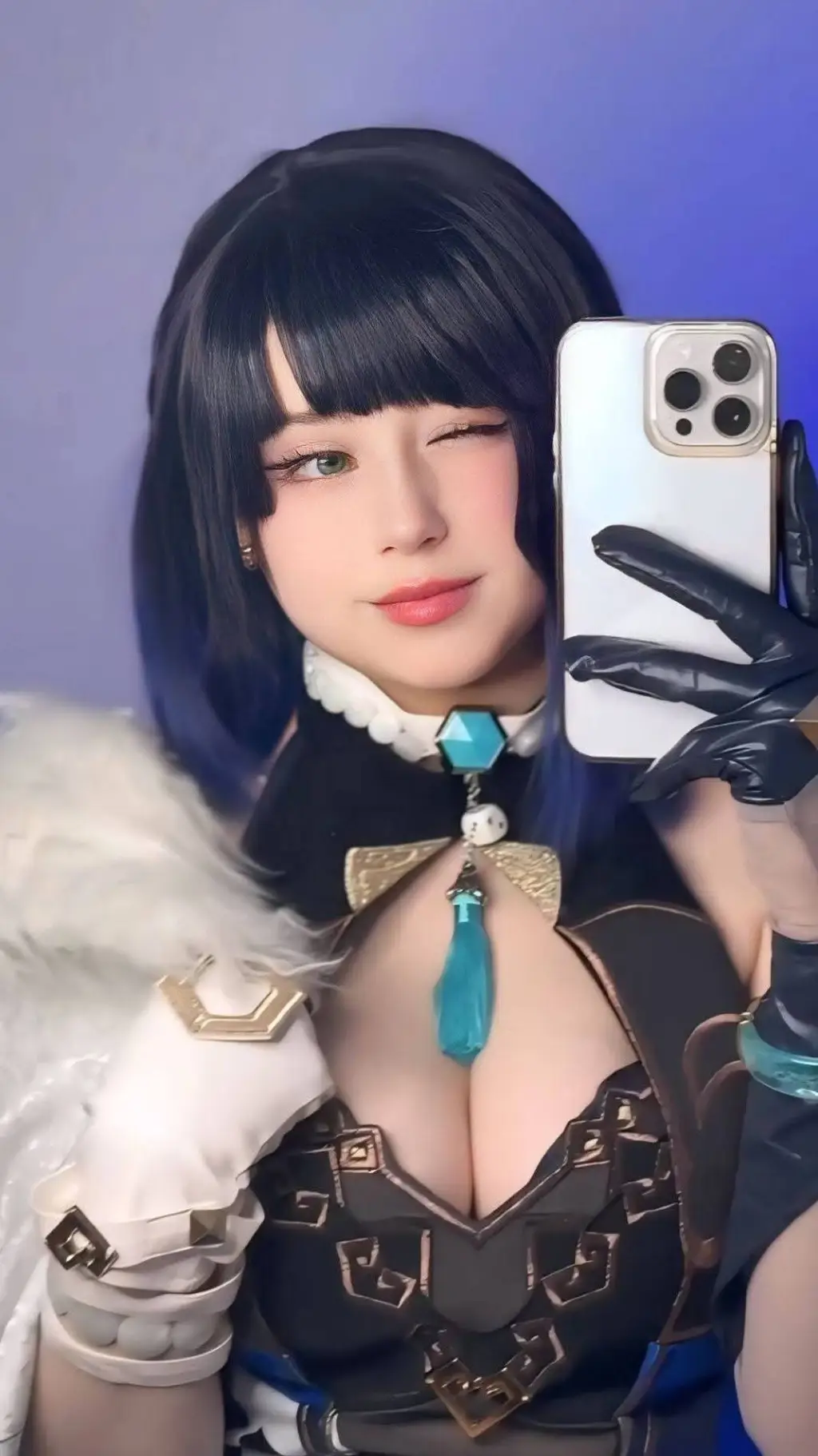 ai character: upminaa  background