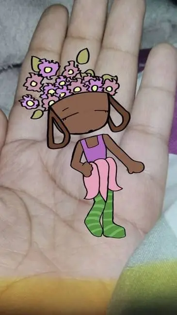 ai character: Bassie🌺🧺 background