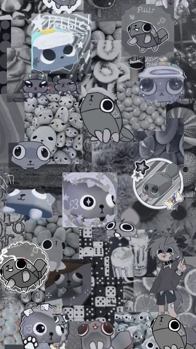 ai character: Pebble🪨🐶 background