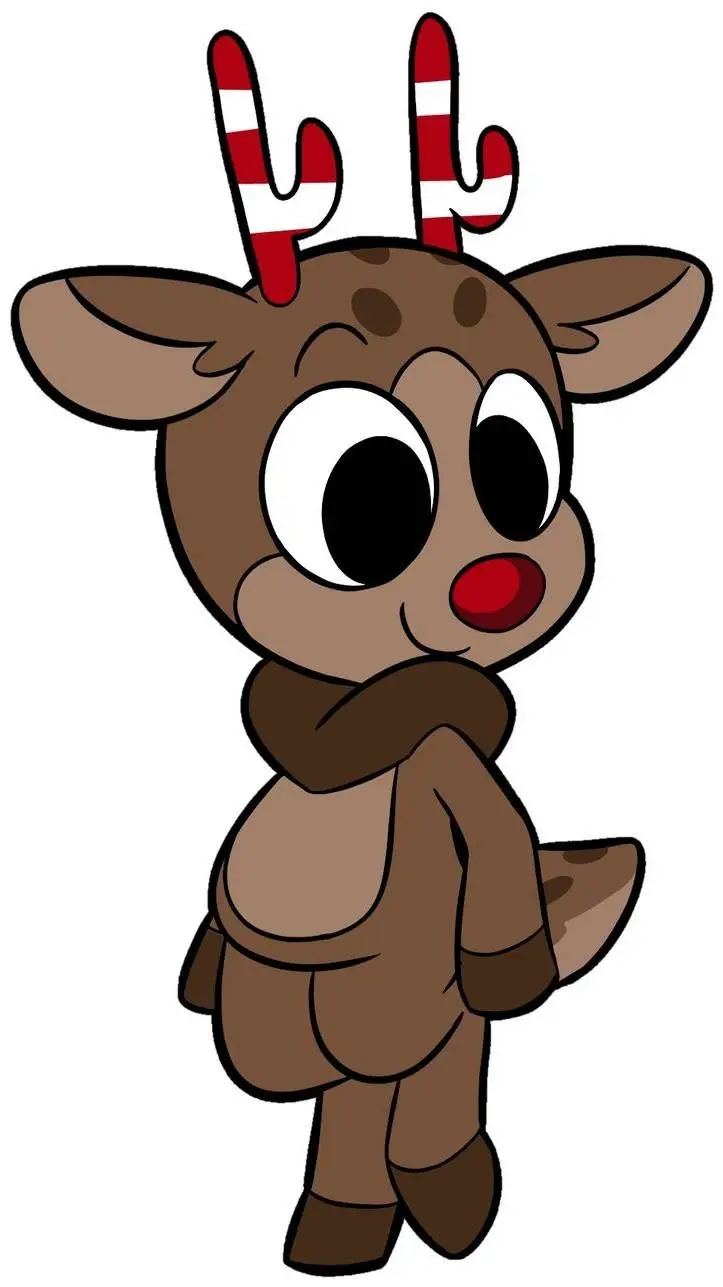 ai character: Rudie🦌🎄 background