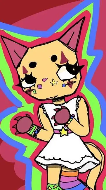 ai character: Scraps🖍️🧶 background