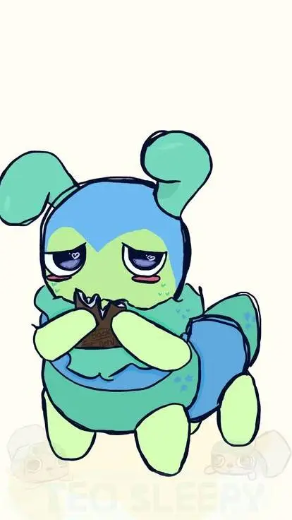 ai character: Squirm🐛📚 background
