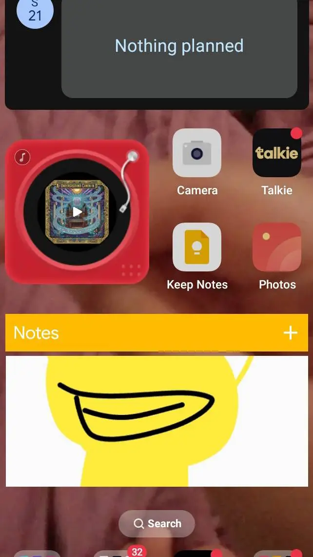 ai character: Phone background