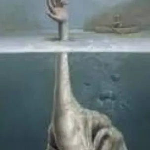 chat with ai character: hand sea monster