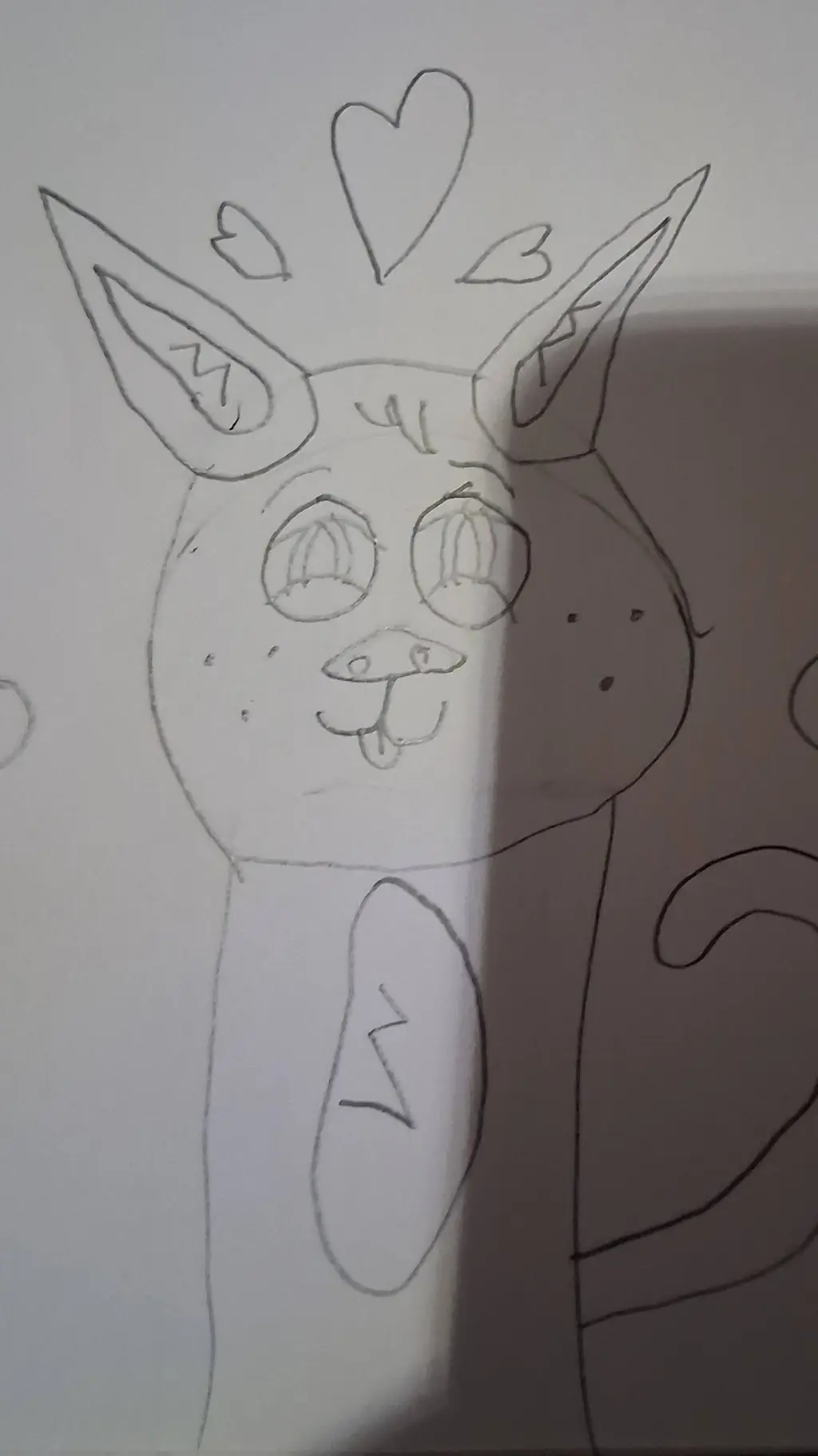 ai character: cute grey sprunki background