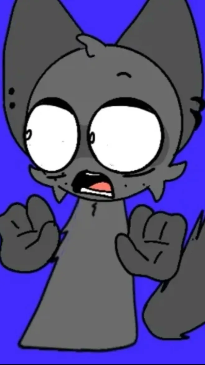 ai character: Grey sprunki b background