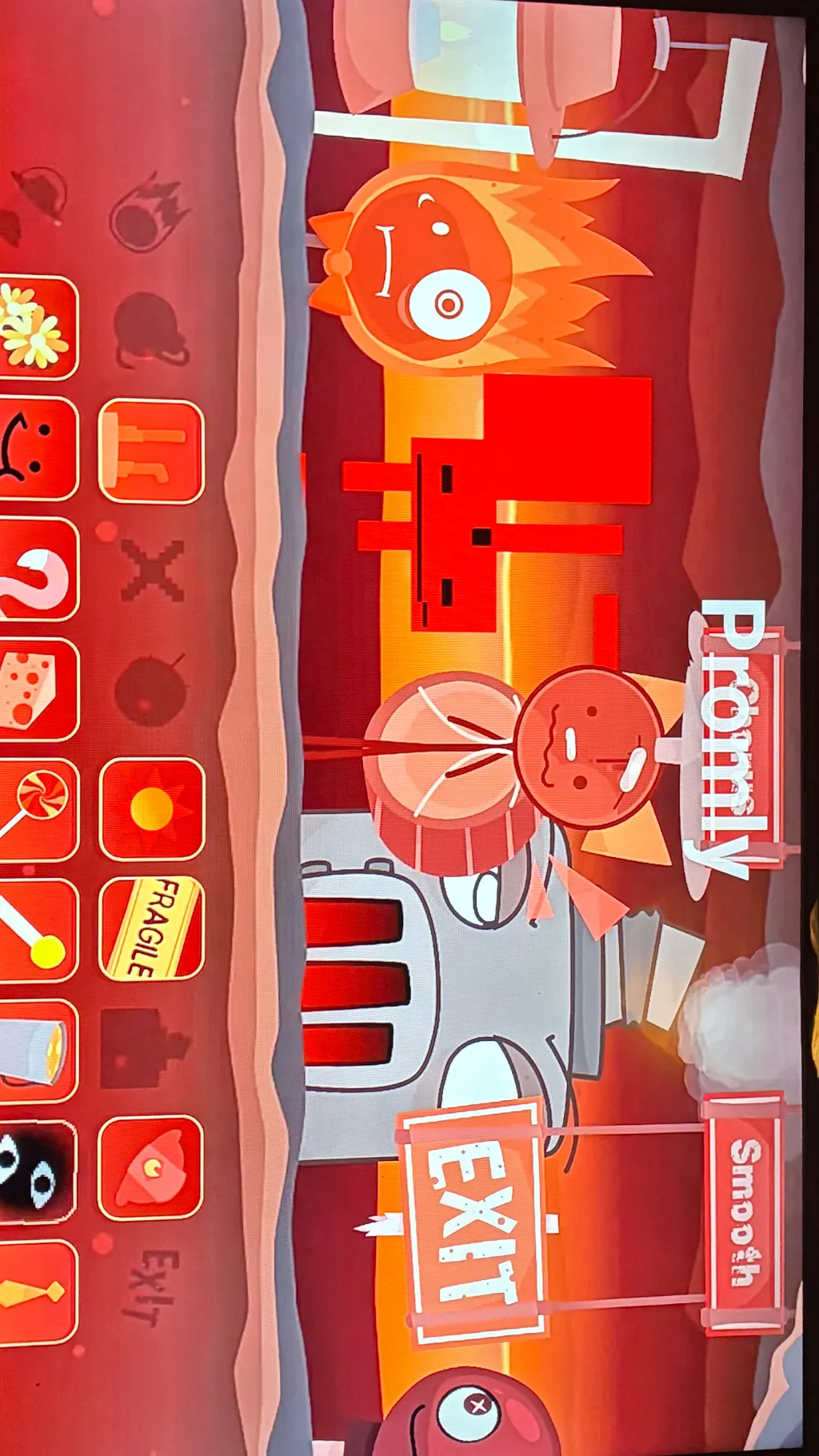 ai character: Warn as fire but b background