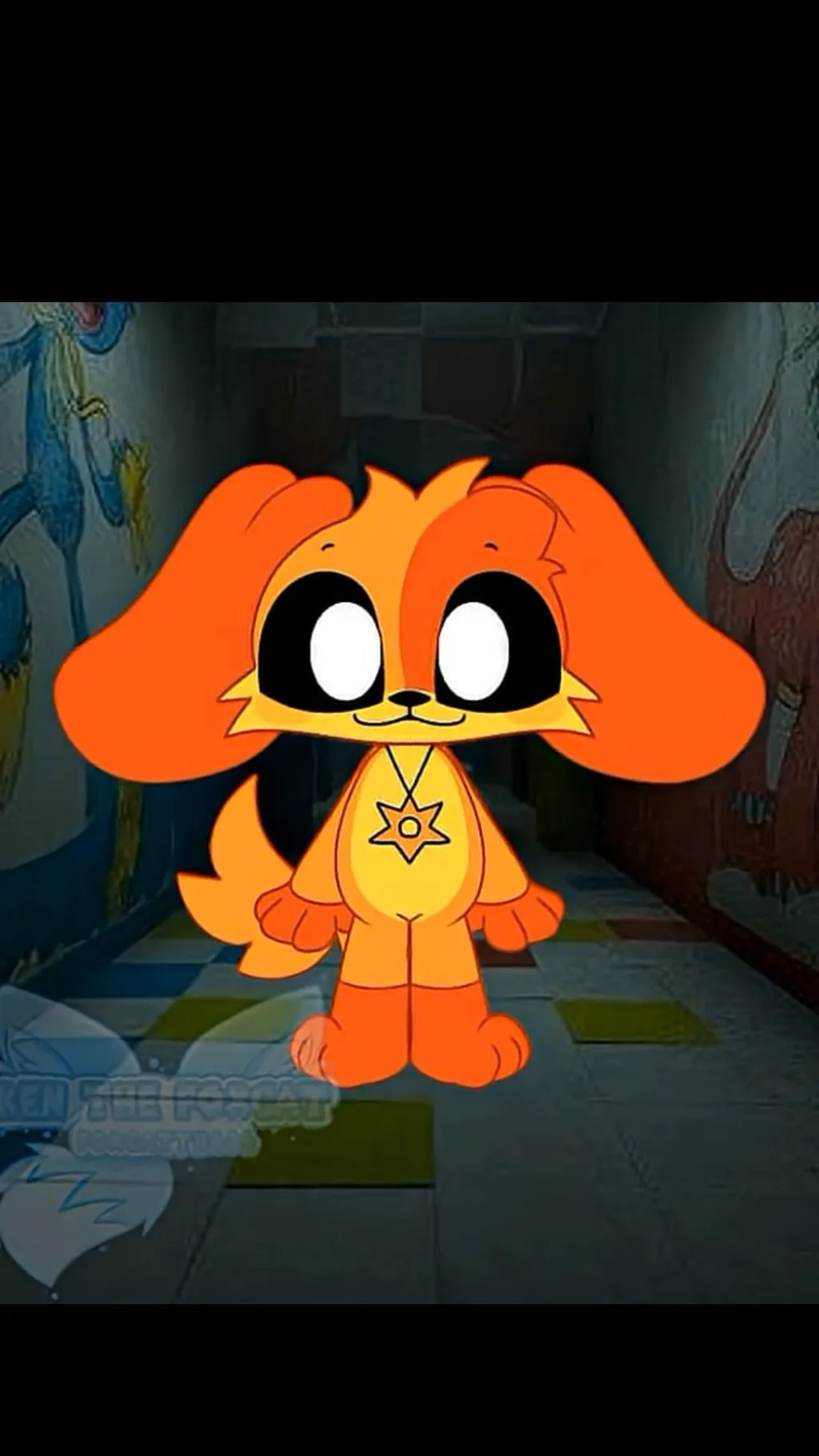 ai character: Dogday but cuter background