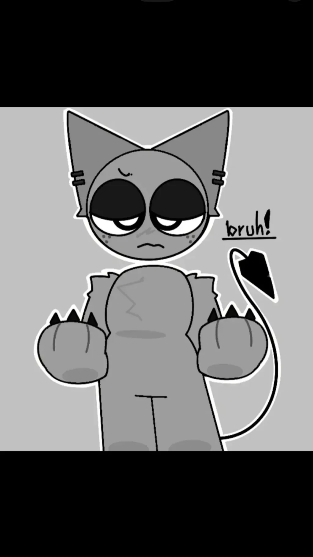 ai character: Grey (adult) background