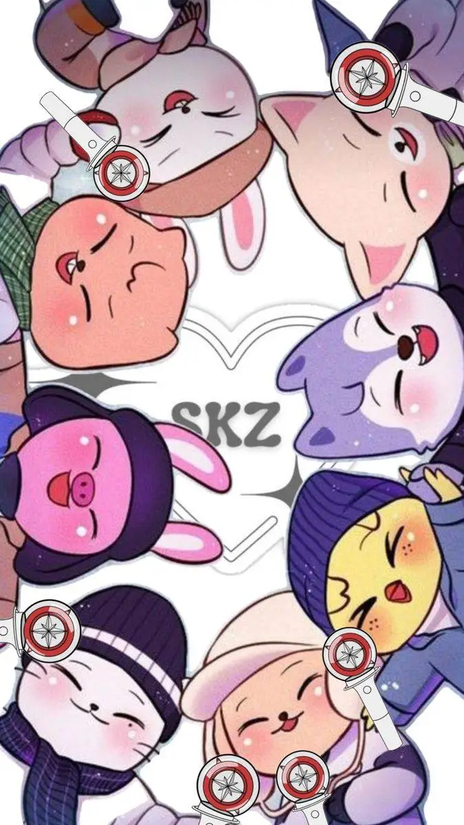 ai character: SKZ✨️ background