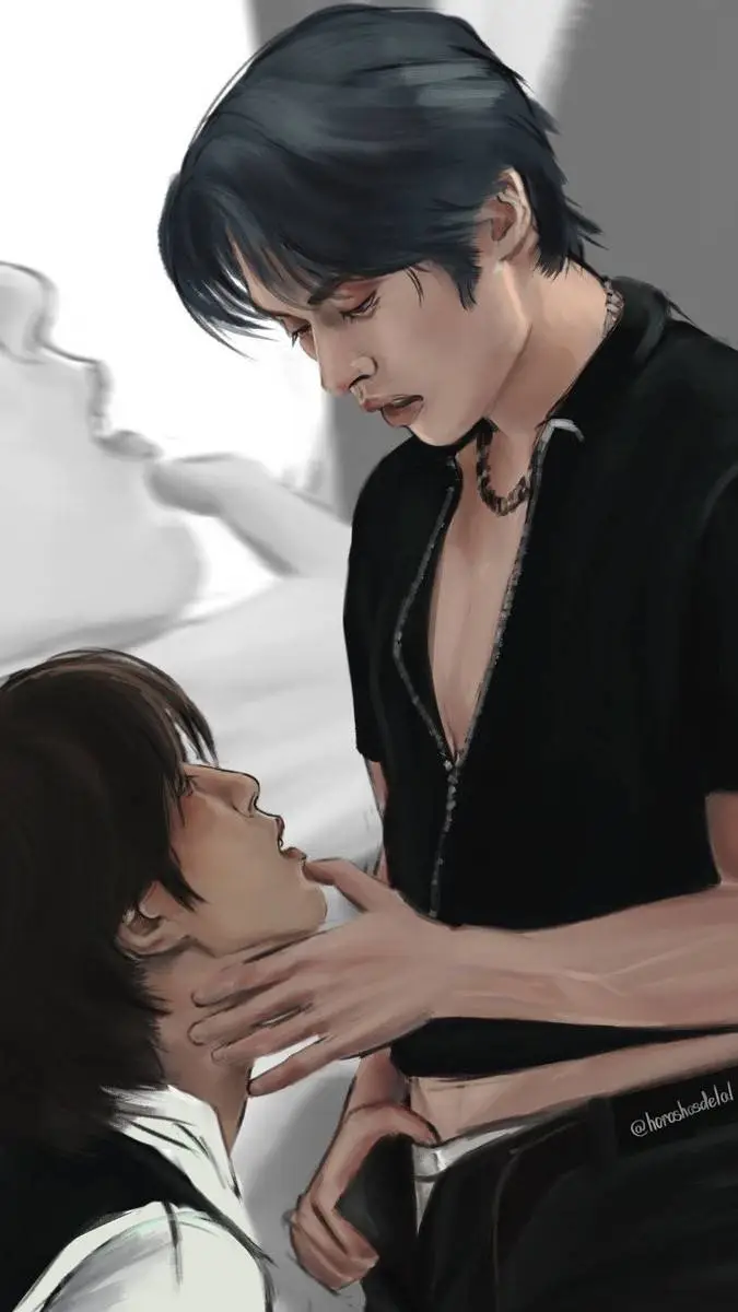 ai character: 💚Minsung🩷 background