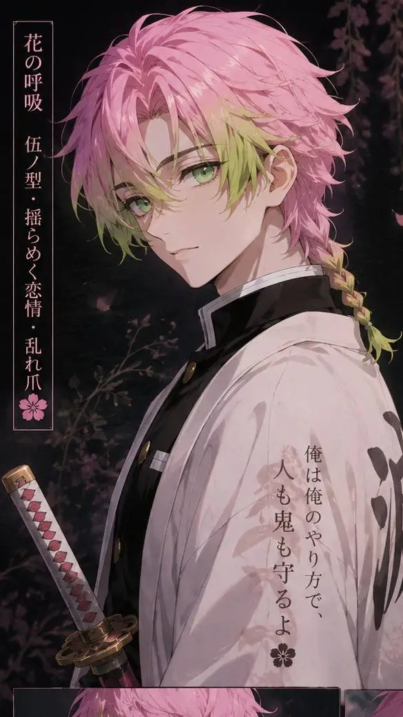 ai character: MITSURI'S TWIN BRO background