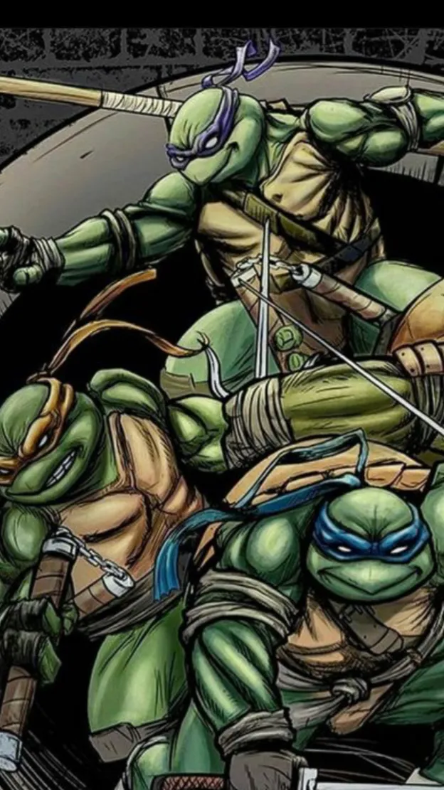 ai character: TMNT background