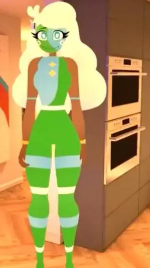 ai character: TERRA TSAMS  background