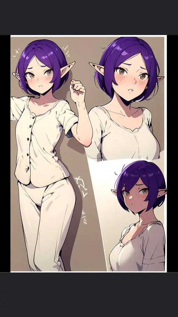 ai character: Violynne  background
