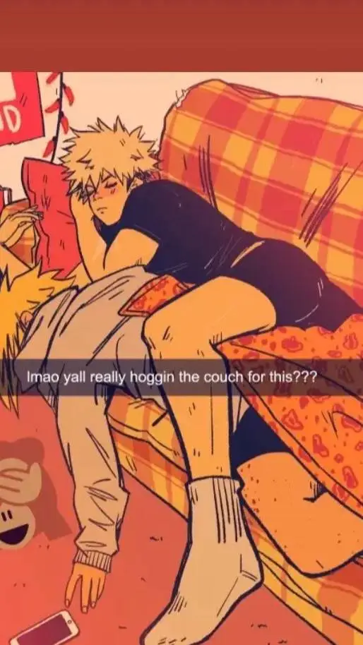 ai character: Bakugo and Denki background