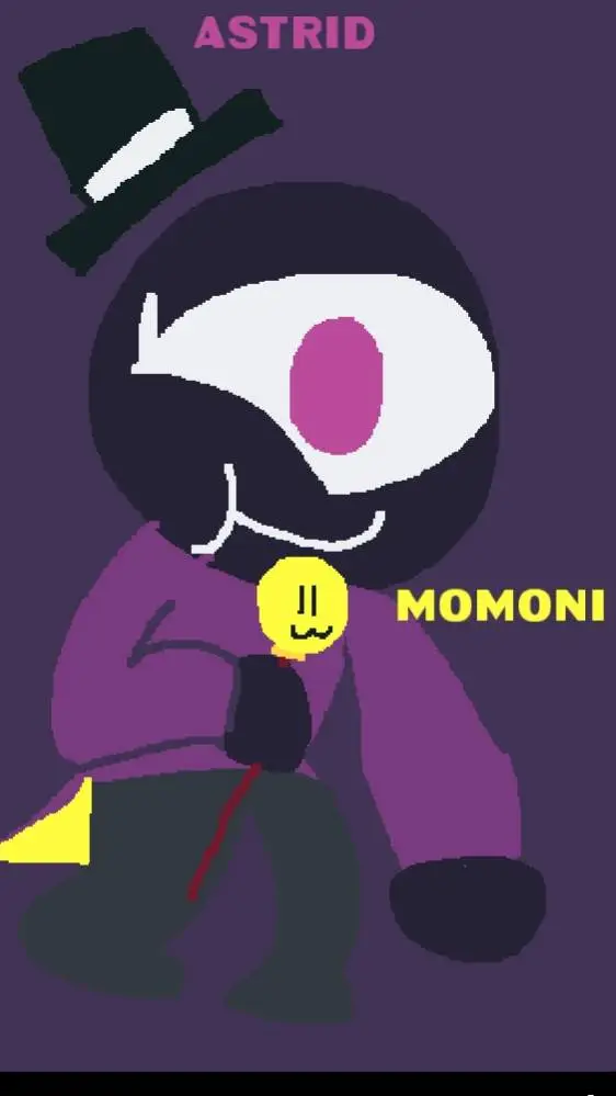 ai character: astrid e momoni background