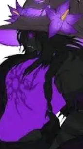 ai character: 🪻°Azure°🪻 background