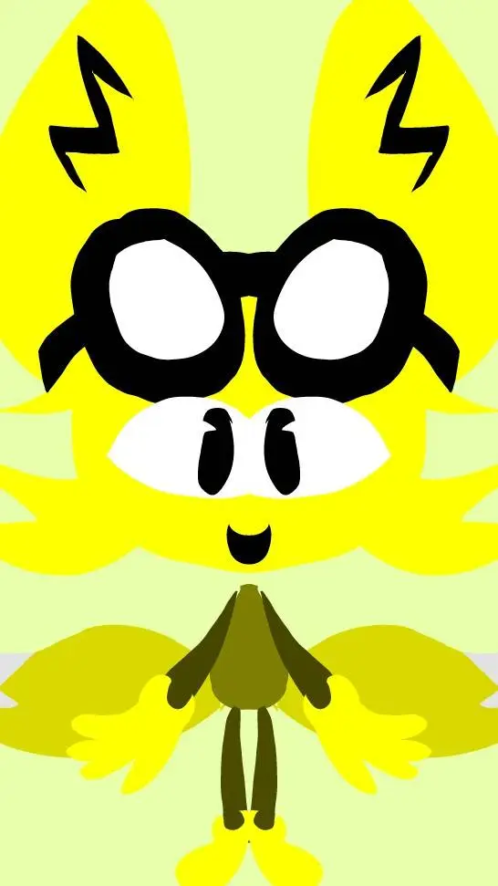 ai character: amarelo background