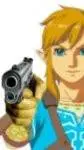 ai character: link finds guns background