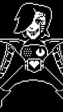 ai character: Mettaton EX background