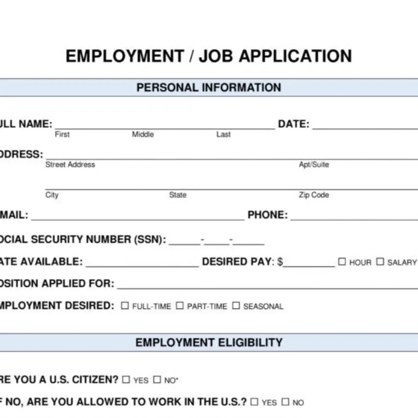 chat with ai character: Job Application