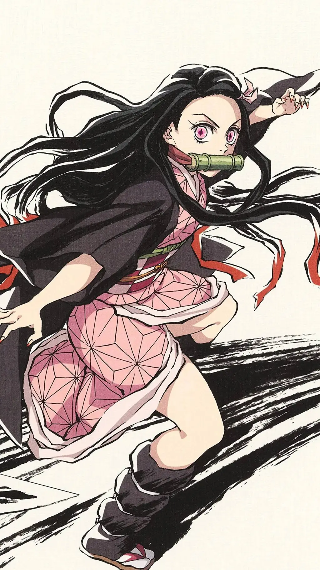ai character: Nezuko background