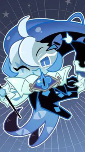 ai character: Shadow￼🩵💙 background