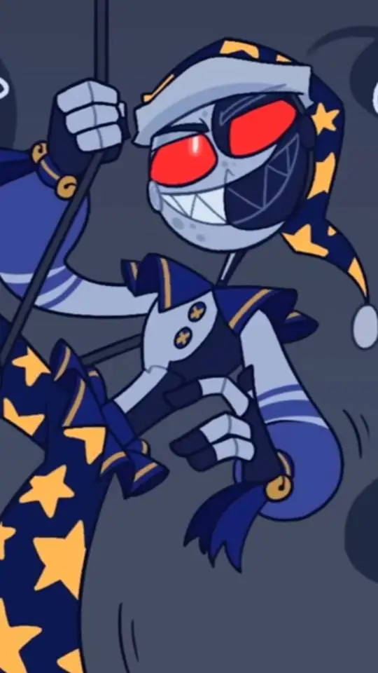 ai character: sun and moon background