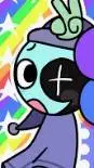 ai character: astro the moon UGH background