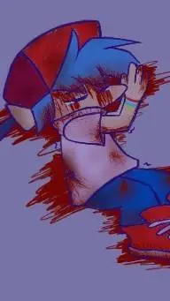 ai character: bloody boyfriend  background