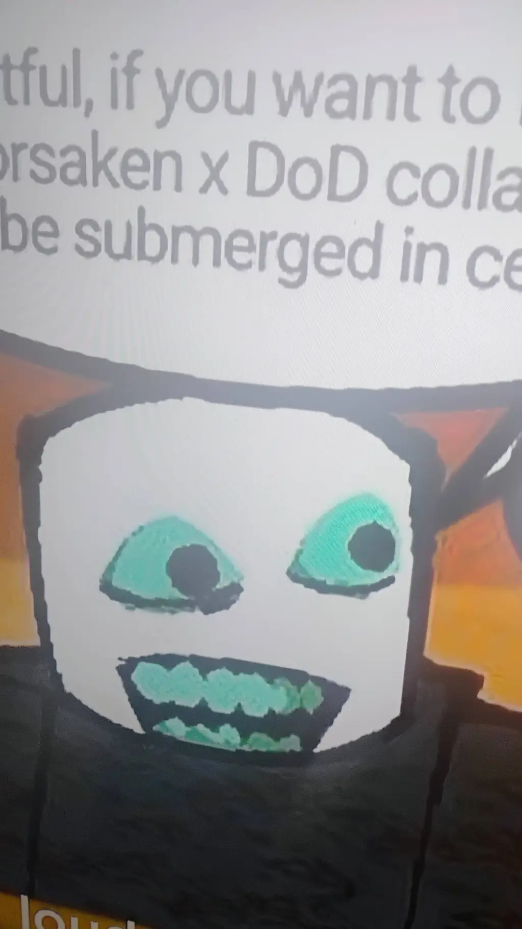 ai character: cement meme background