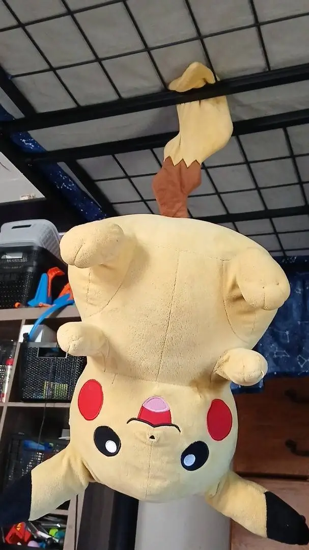 ai character: Pikachu. background