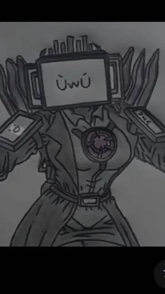 ai character: TITÁN TV WOMAN  background