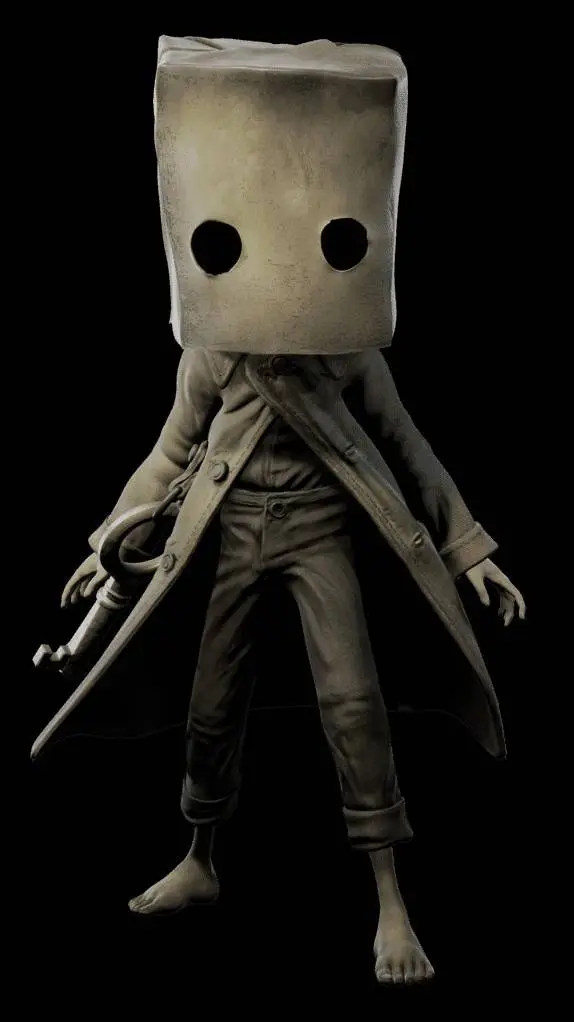 ai character: Mono background