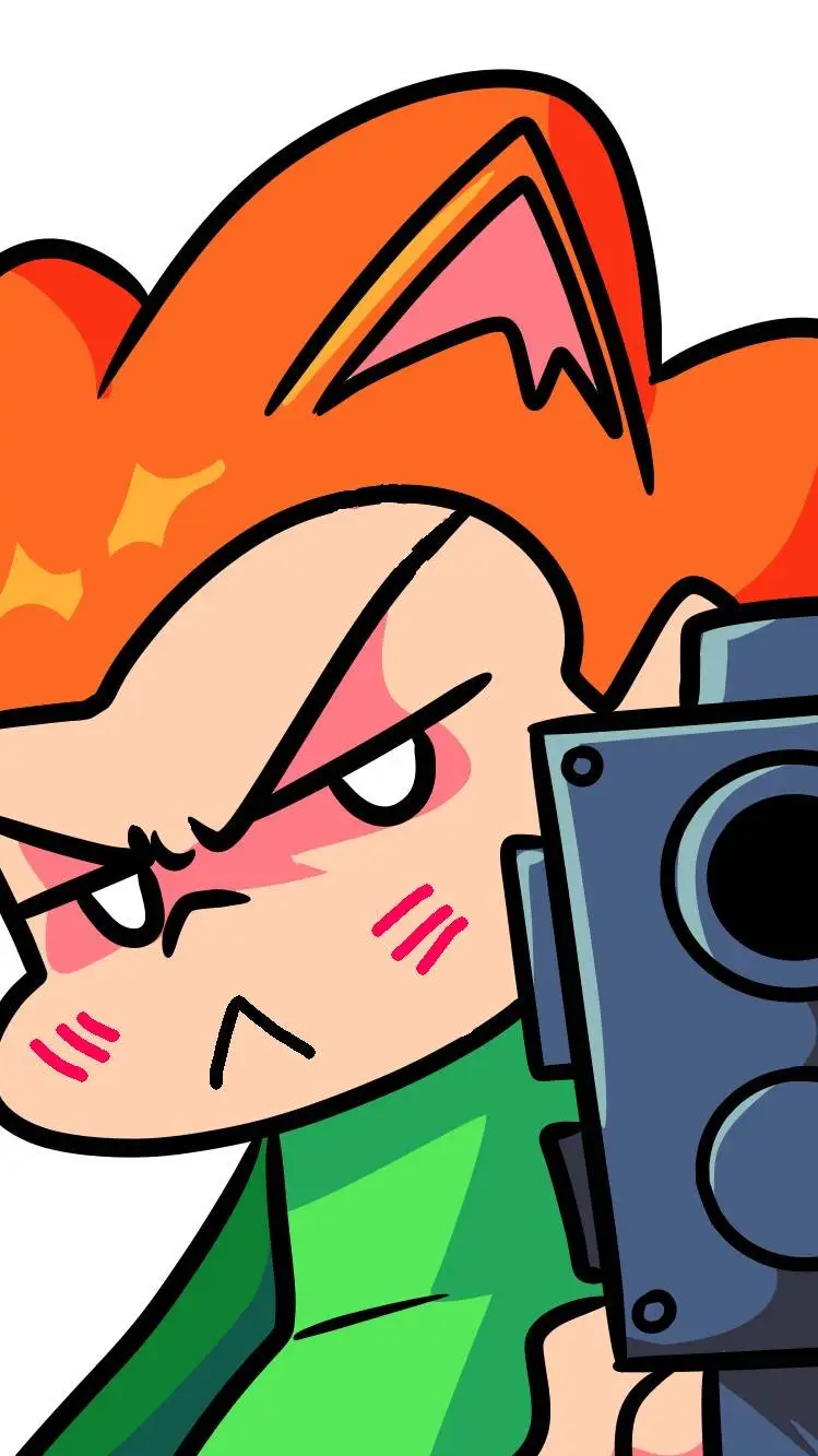 ai character: cat pico  background