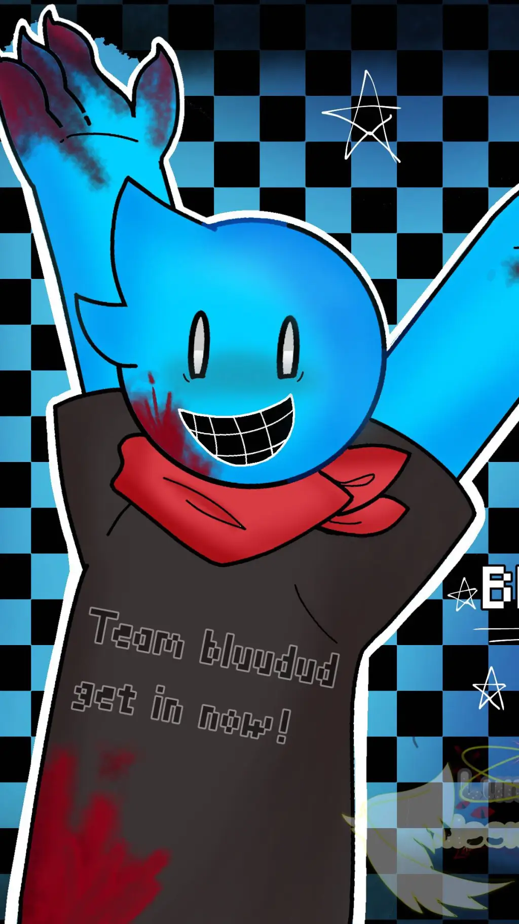 ai character: gay  background