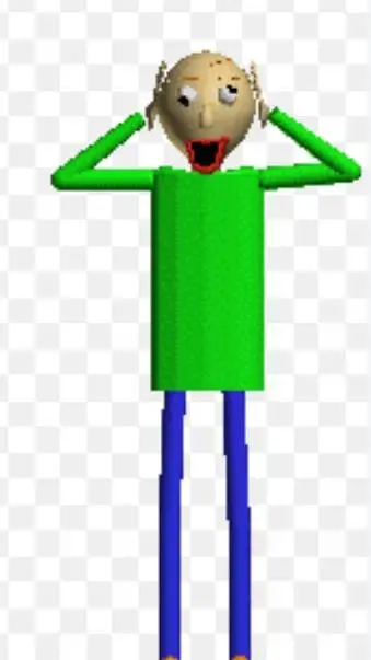 ai character: baldi went crazy! background