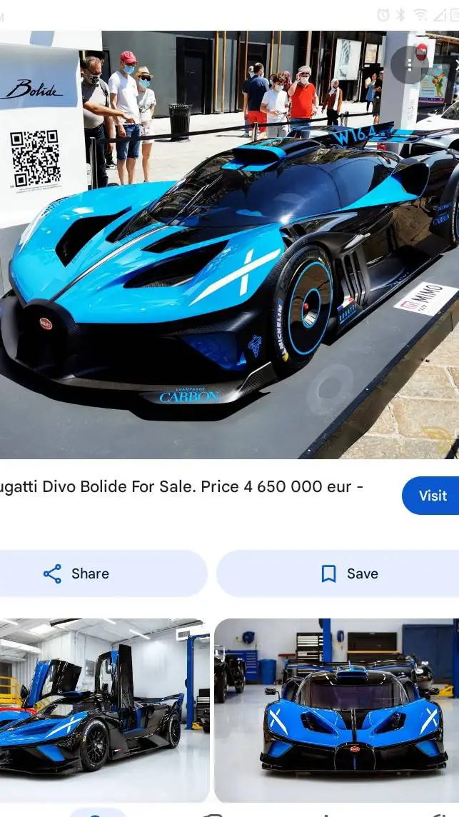 ai character: your Bugatti Divo background