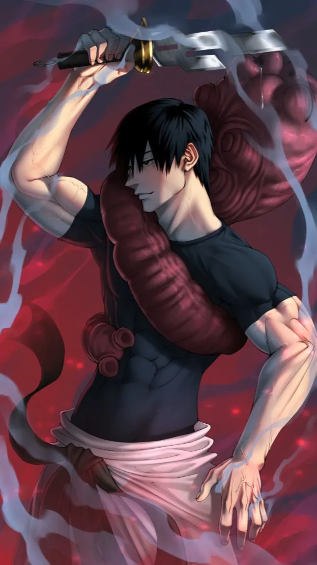 ai character: Toji zenin background