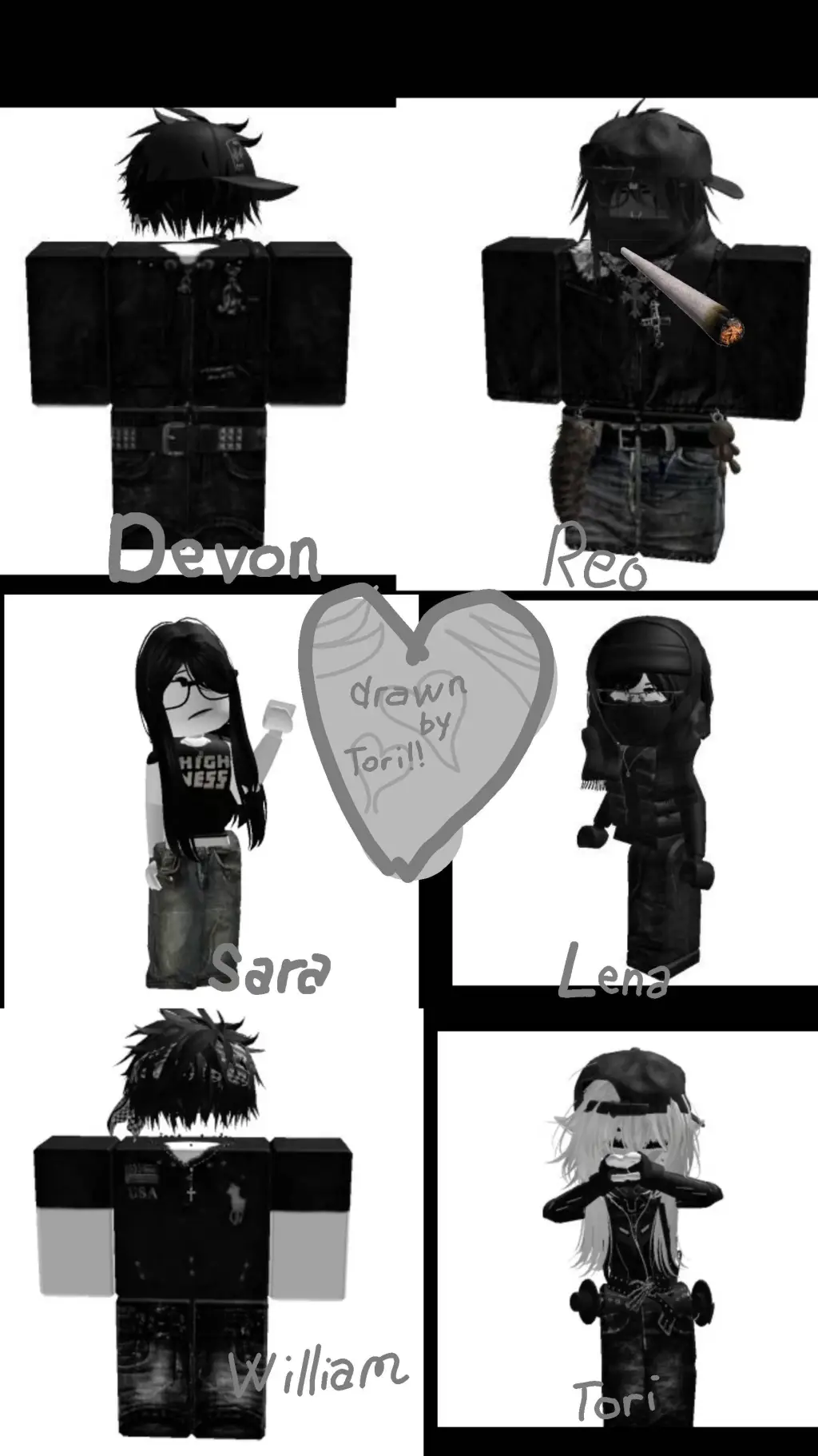 ai character: !! ~Roblox gc~ !!  background