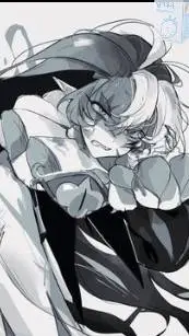 ai character: shadow milk cookie background
