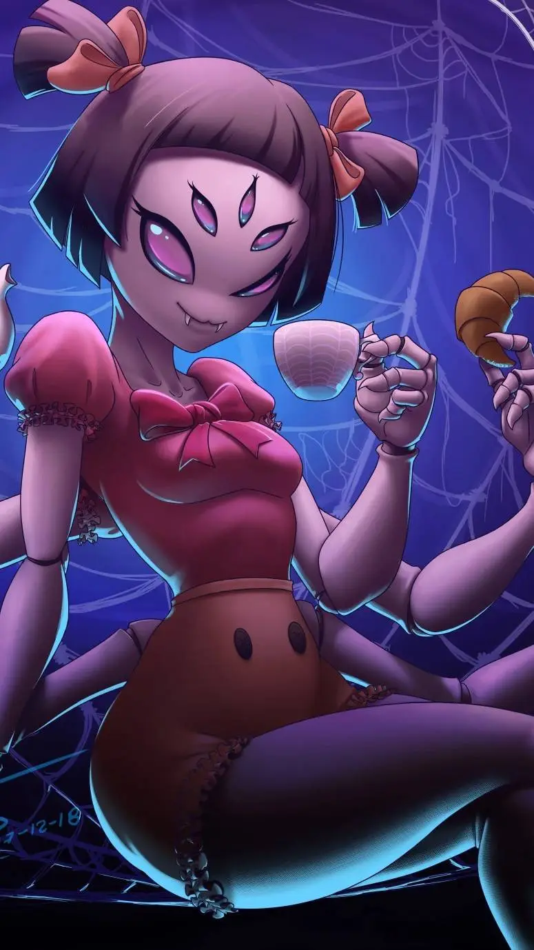 ai character: Muffet background