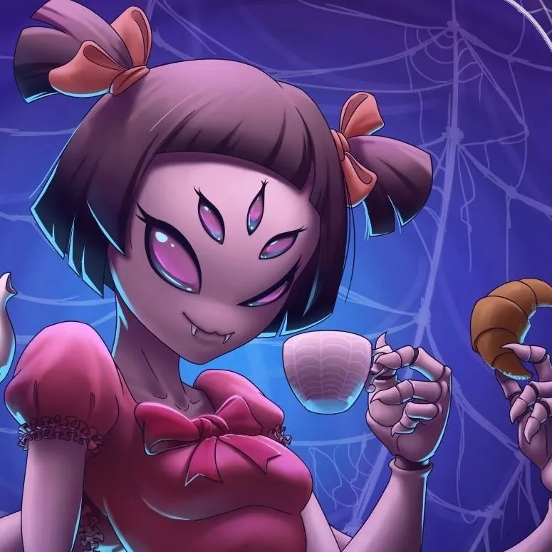chat with ai character: Muffet
