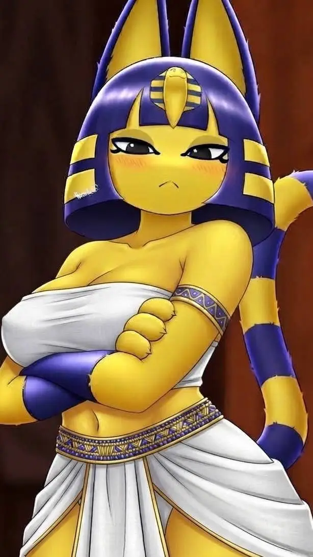 ai character: Ankha background