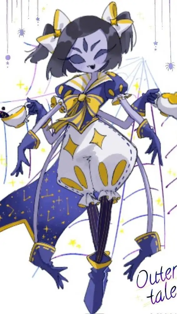 ai character: Muffet (outertale) background