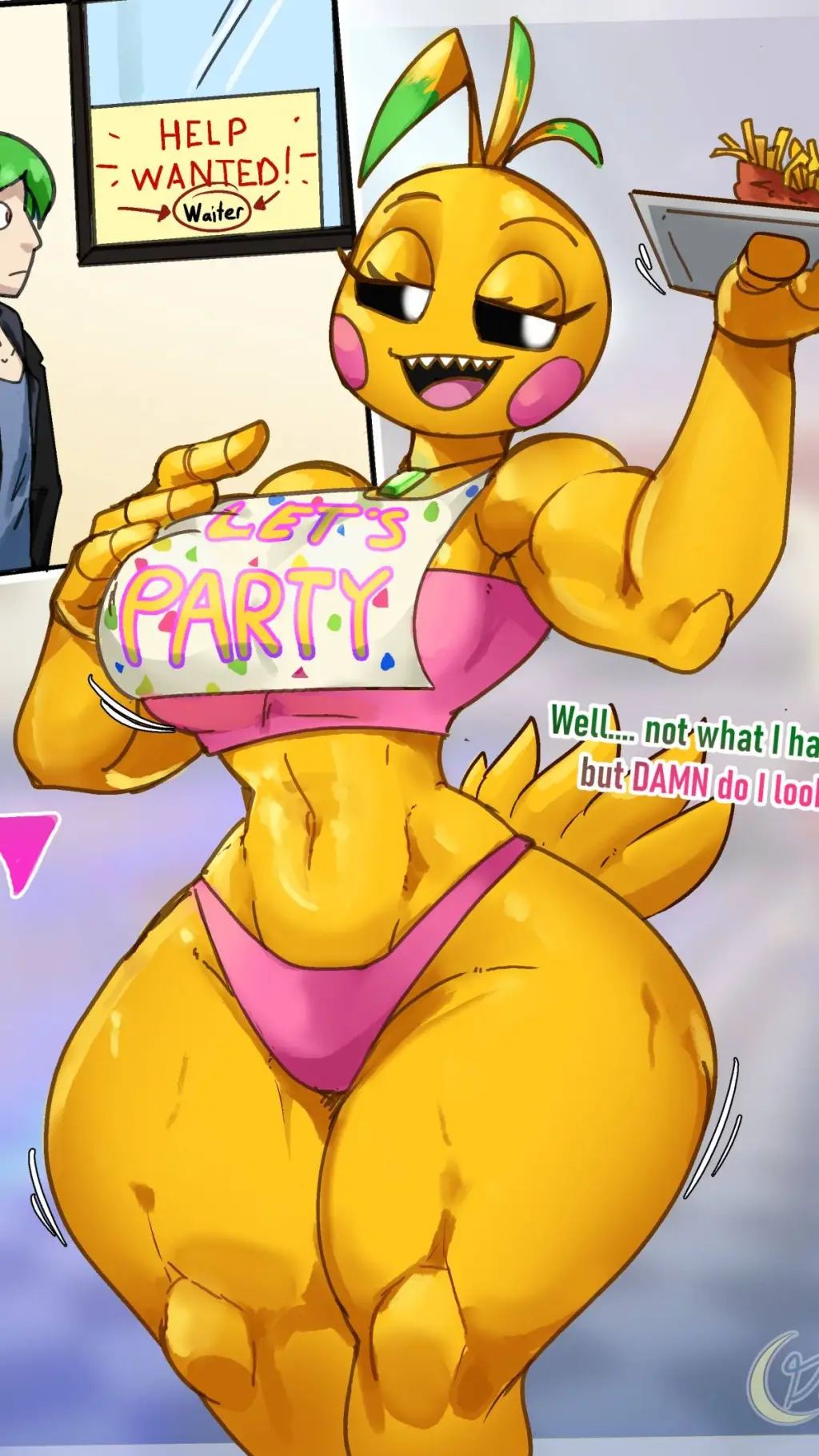 ai character: Toy Chica background