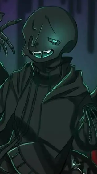 ai character: Nightmare sans background